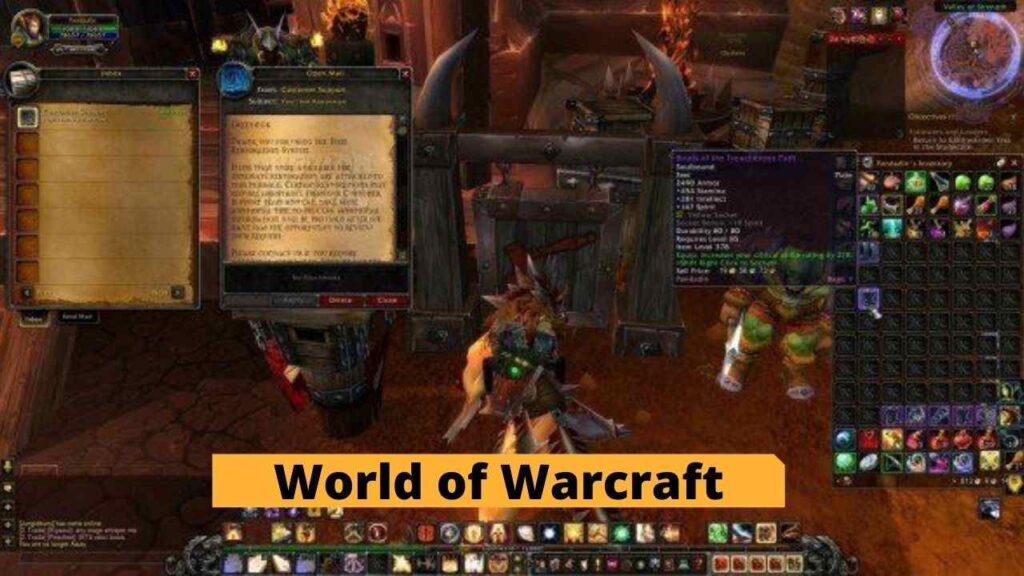 World of Warcraft item restoration