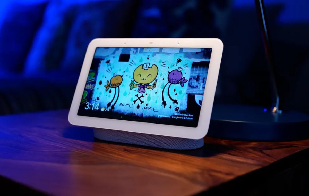 A new Nest Hub with a detachable touchscreen