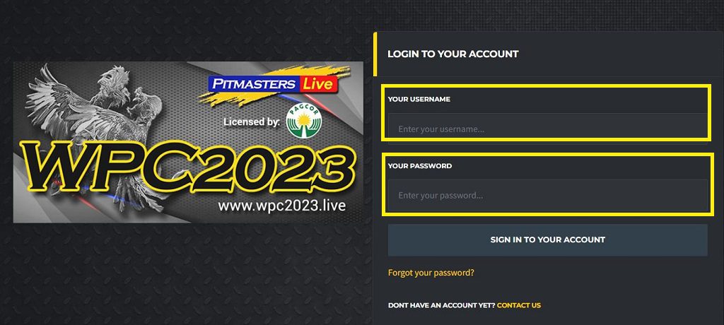 How to sign in Wpc2023