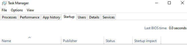 Disable Startup Apps