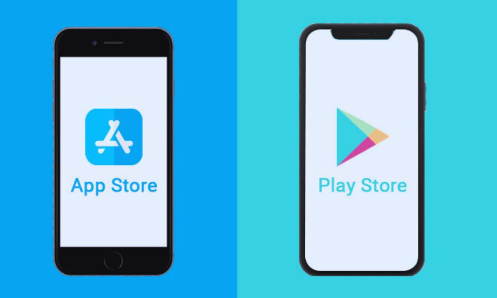 iPhone or Google Play Store