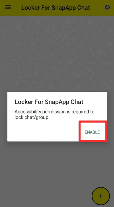 Make sure to allow the access permissions for Snapchat