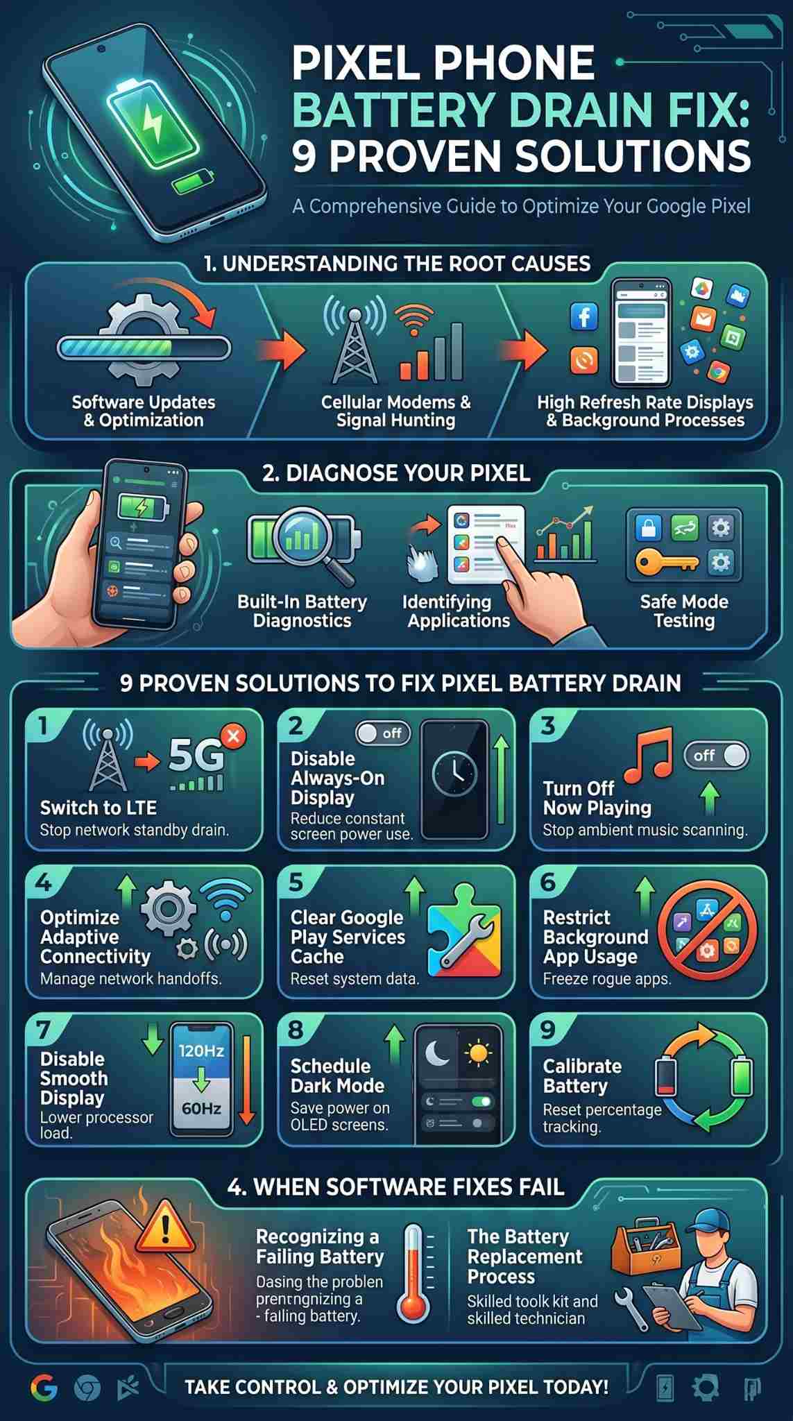pixel battery drain