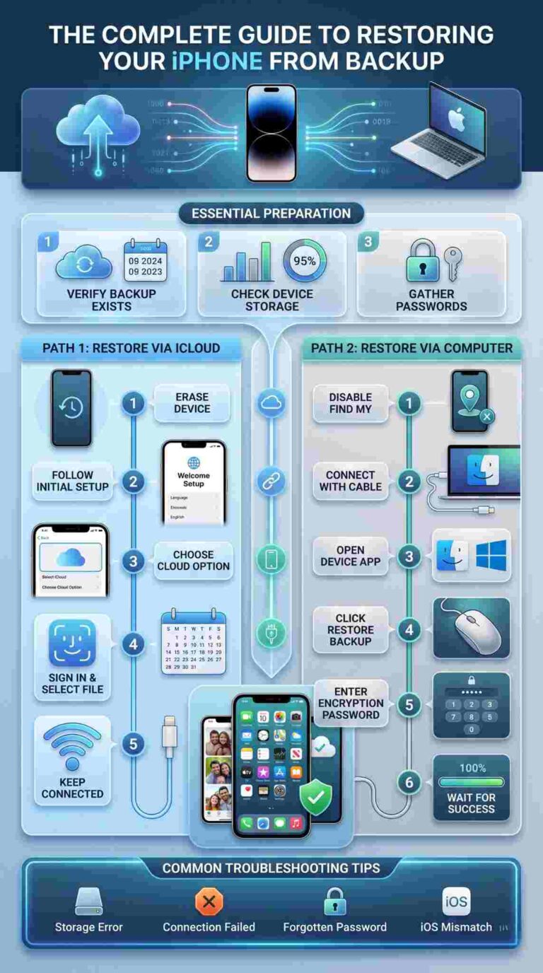 How to Restore iPhone from Backup: Step-by-Step Guide