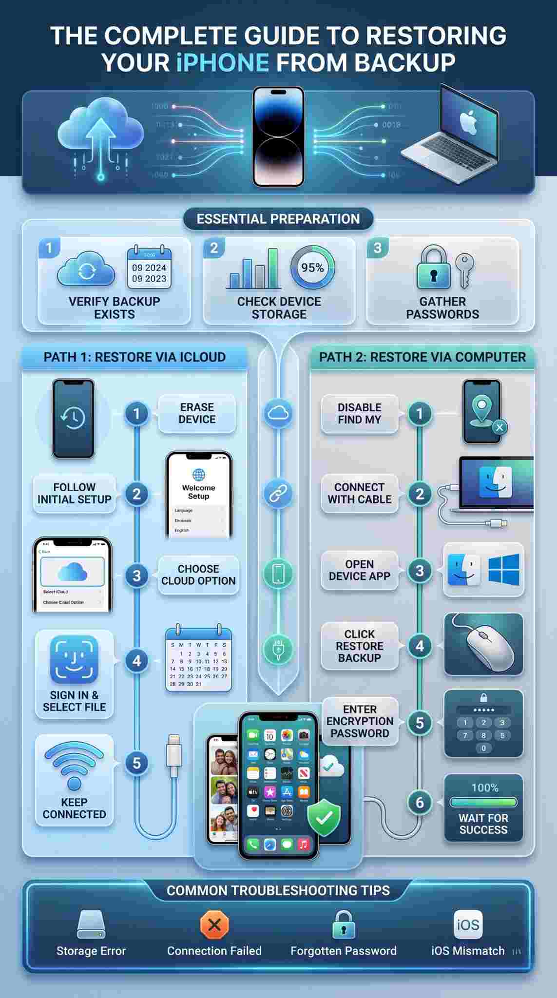 restore iphone backup