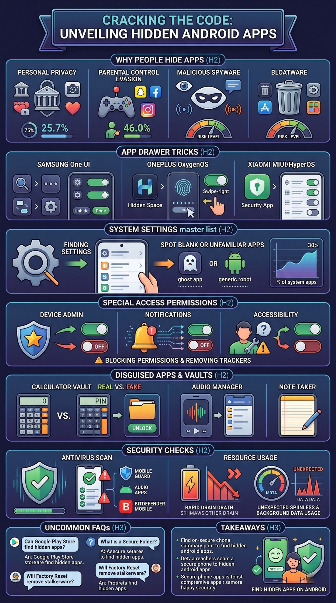 find hidden apps on Android