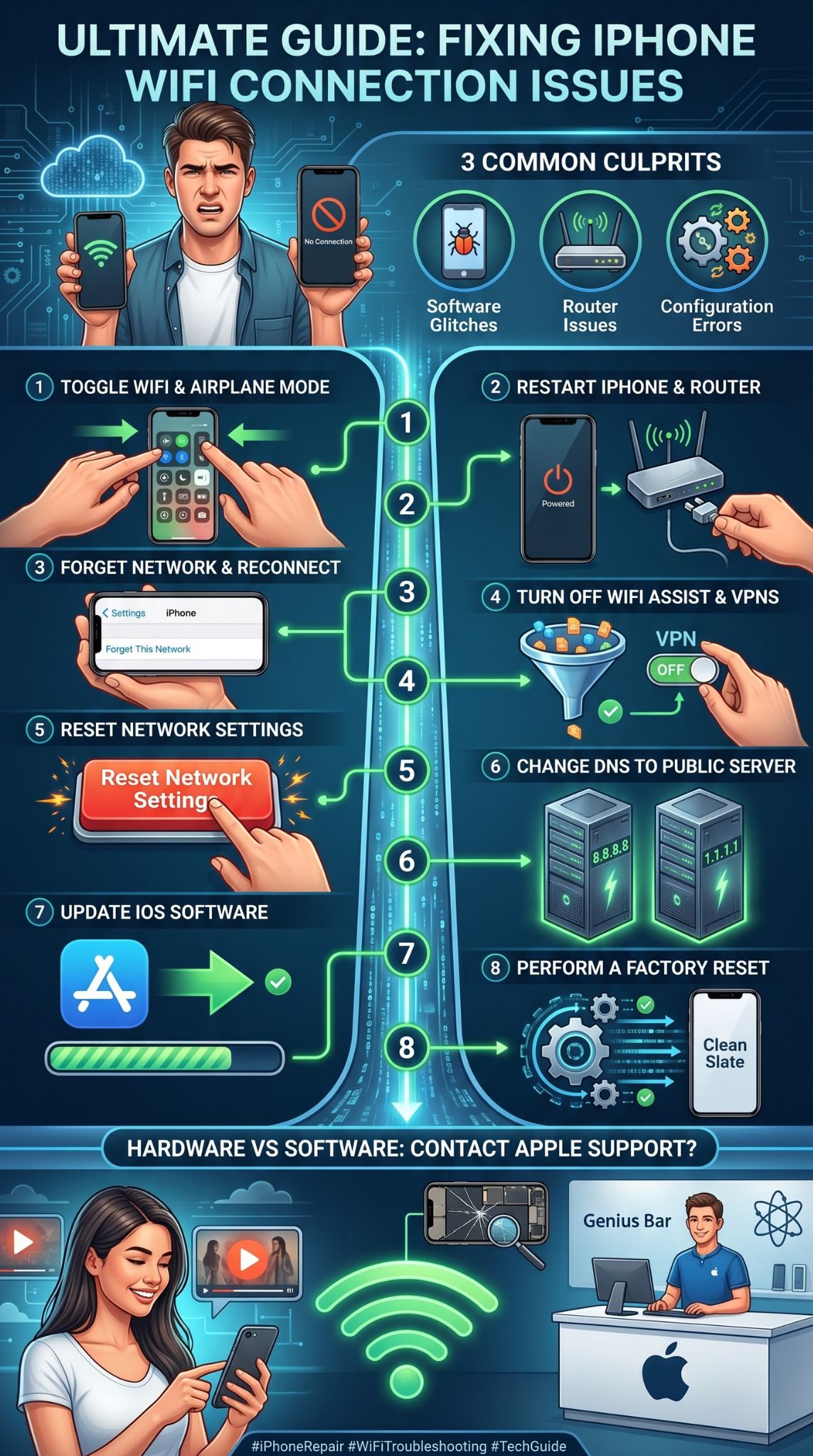 iphone wifi not connecting