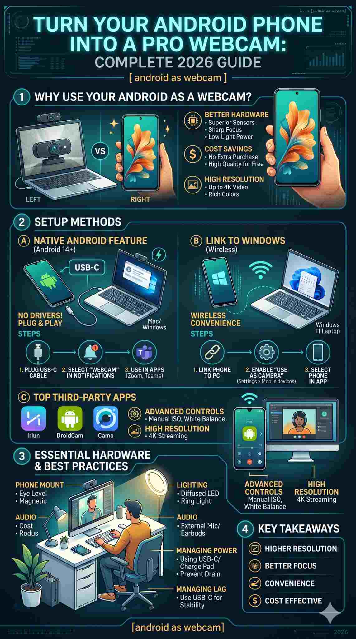 android as webcam