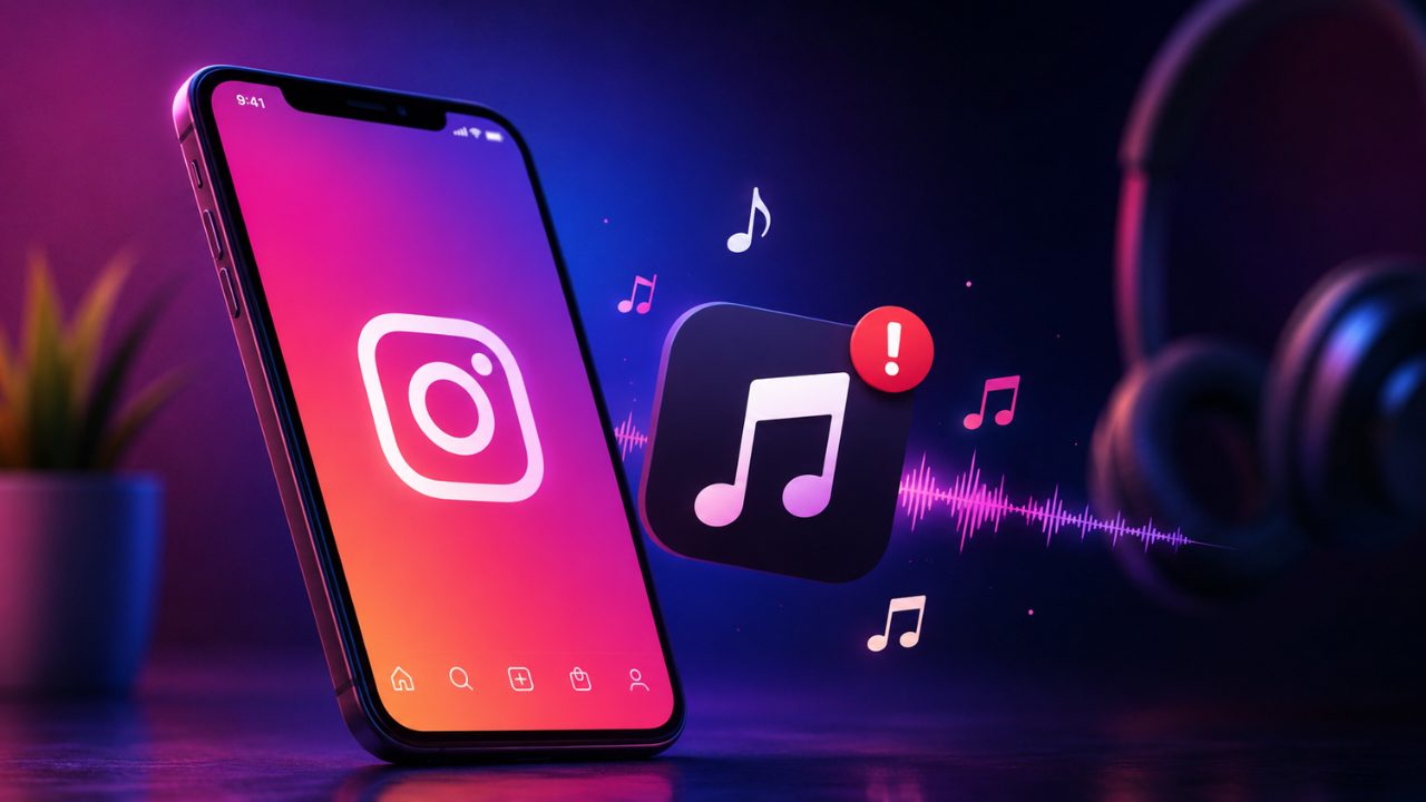 instagram music not available