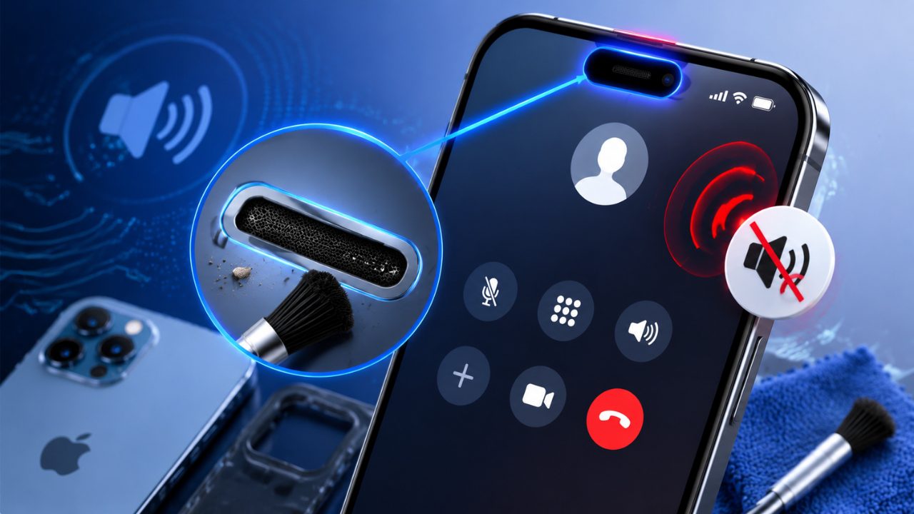 iphone earpiece not working