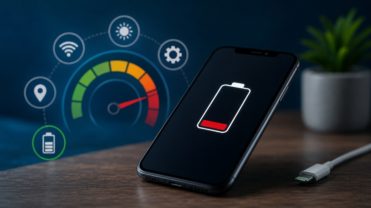 iphone battery draining fast