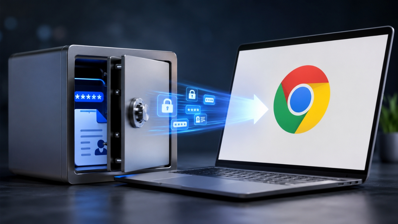 import passwords into chrome
