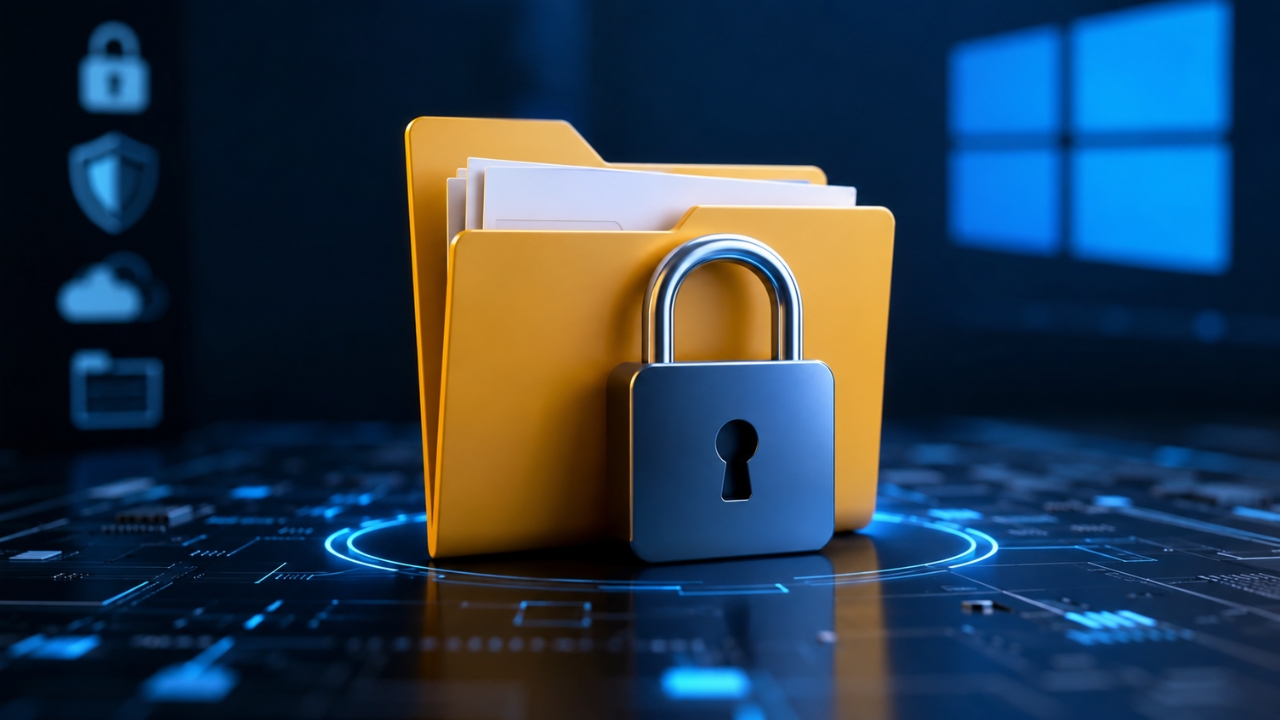 password protect folder windows