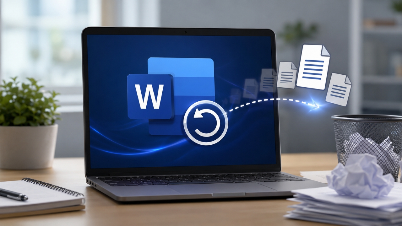 recover unsaved word document