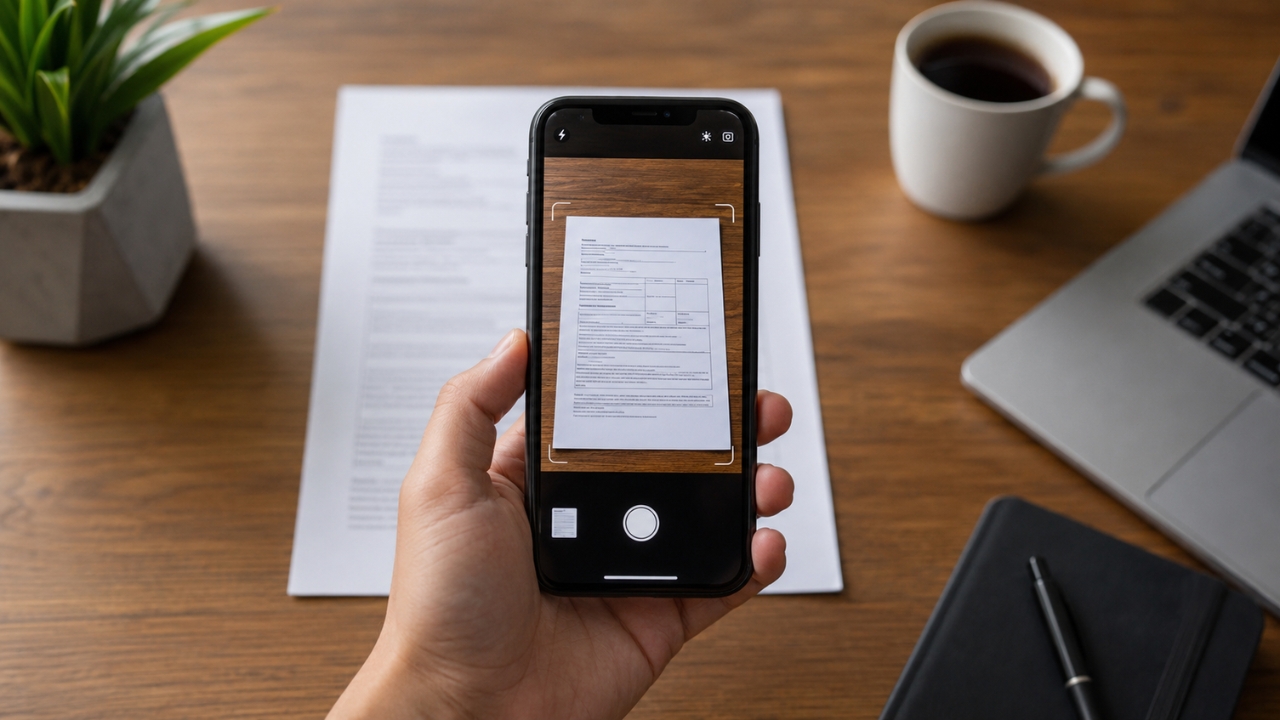 scan documents on iphone
