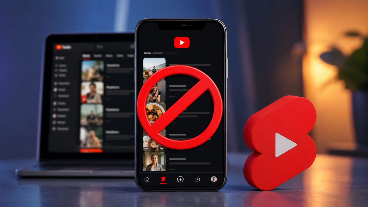 turn off youtube shorts