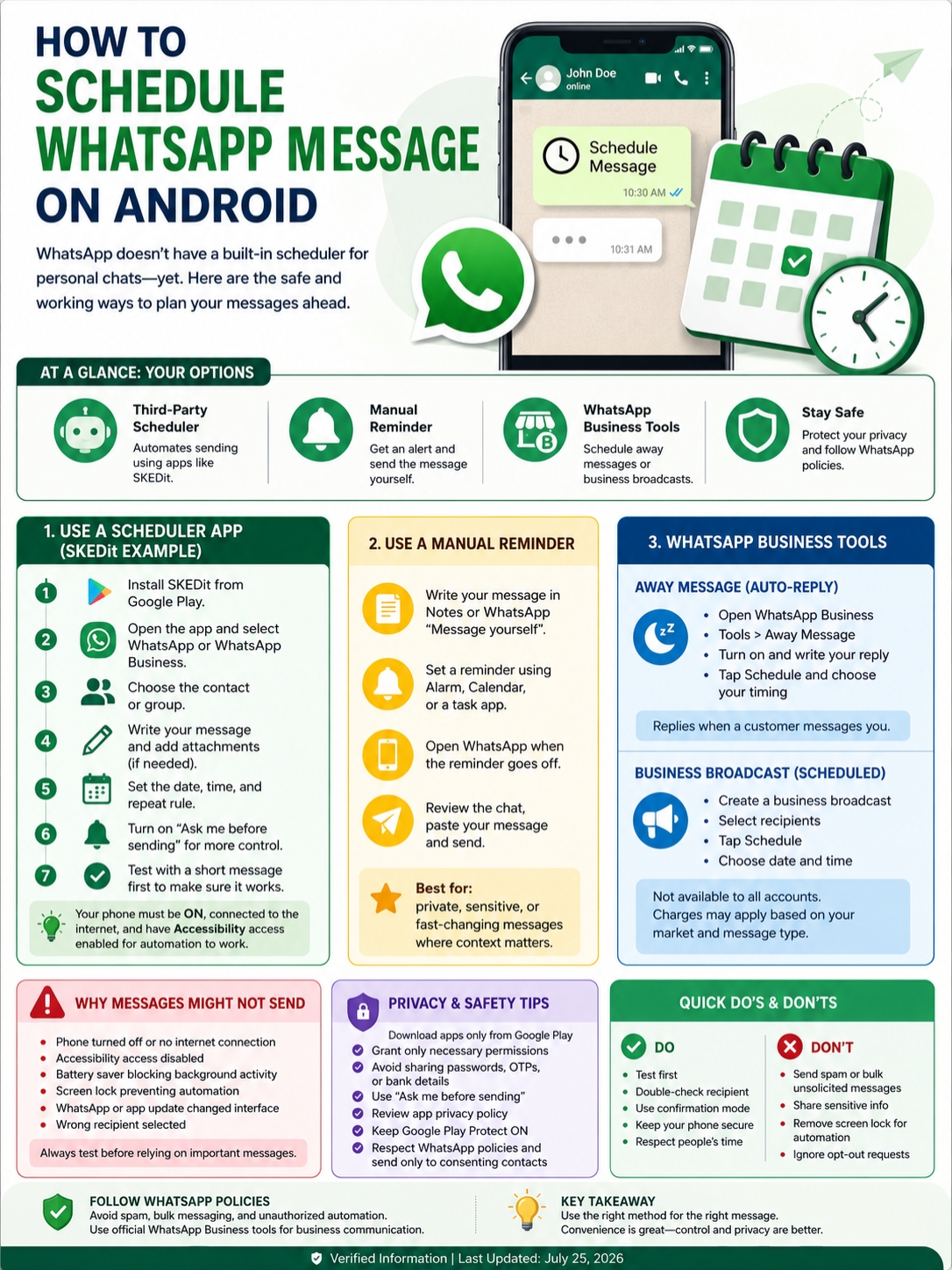 schedule whatsapp message