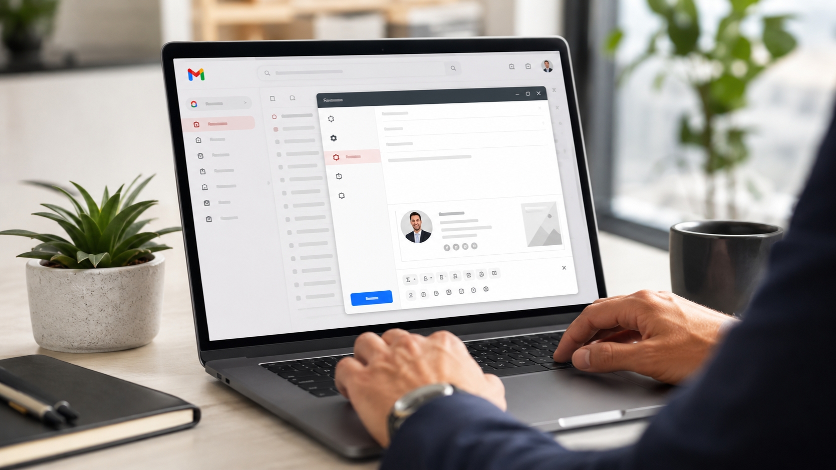 add signature in gmail