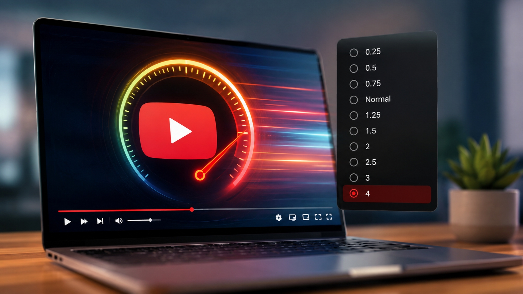 youtube playback speed
