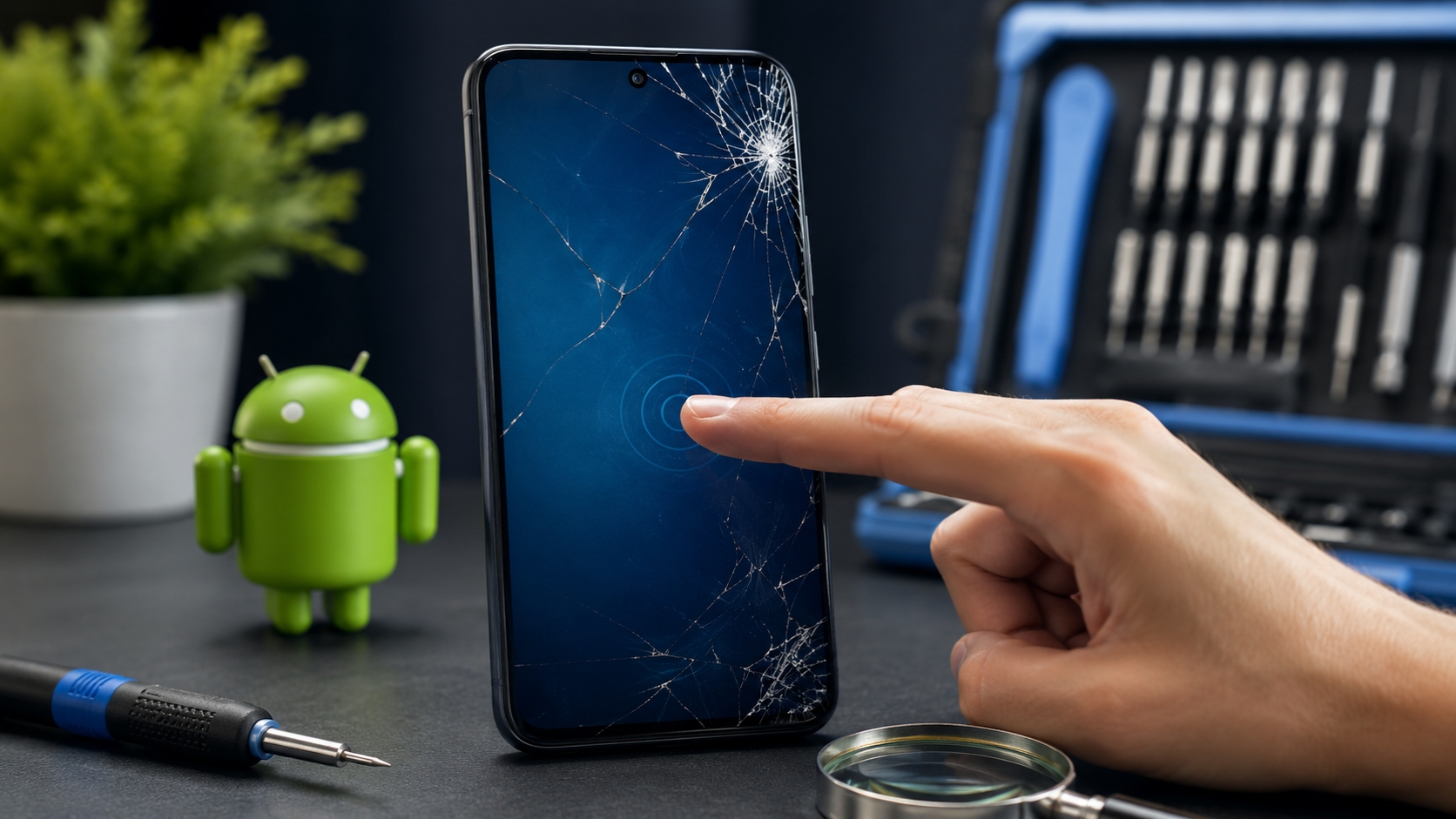 android touch screen not working