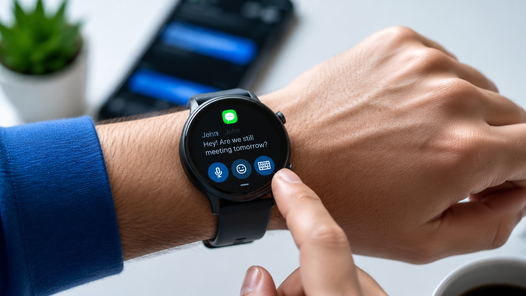 reply to texts smartwatch