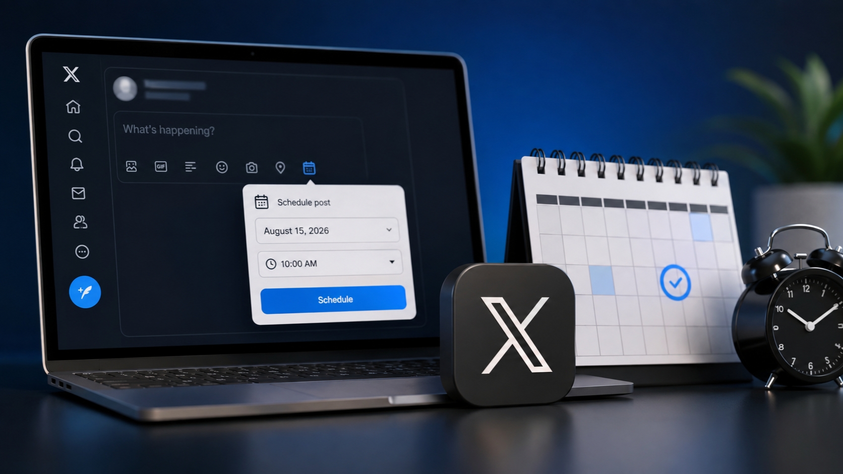 schedule posts on x